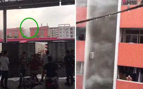 廣州某果蔬市場(chǎng)2號(hào)地磅旁生活區(qū)發(fā)生火災(zāi)